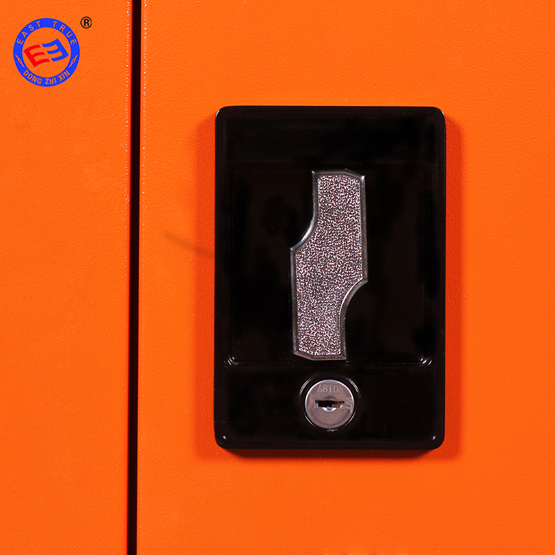 橙色五层有孔工具柜